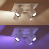 Philips Hue Argenta opbouwspot wit | White en Color Ambiance | 4 spots  LPH01557 - 6