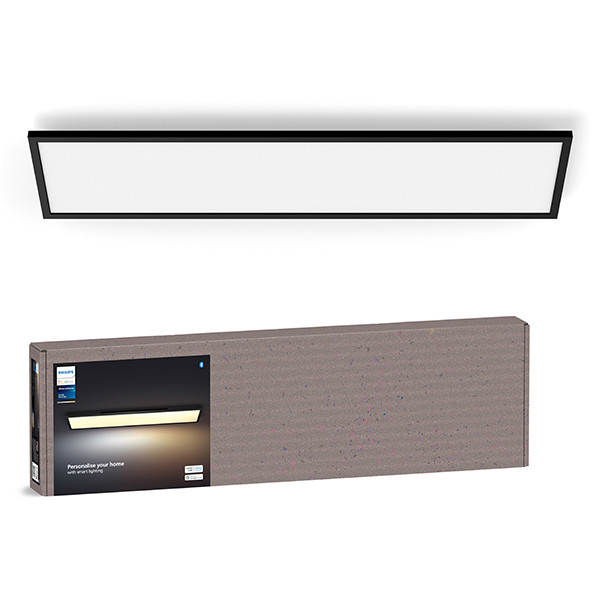 Philips Hue Aurelle Plafondlamp | 30x120 cm | White Ambiance | Zwart  LPH03965 - 1