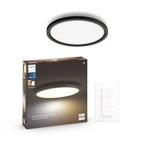 Philips Hue Aurelle Plafondlamp Ø 39.5 cm | White Ambiance | Zwart | 21W  LPH03362