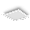Philips Hue Aurelle Plafondlamp 30x30 cm | White Ambiance | Wit | 19W LPH04047 - 6