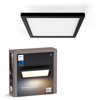 Philips Hue Aurelle Plafondlamp 30x30 cm | White Ambiance | Zwart | 19W LPH04046