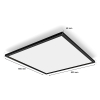 Philips Hue Aurelle Plafondlamp 60x60 cm | White Ambiance | Zwart | 39W LPH04048 - 6