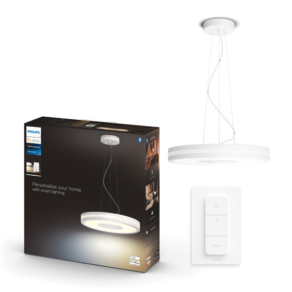 Sterkte Lenen . Philips Hue Being Hanglamp | Wit | White Ambiance | incl. dimmer switch Philips  HUE 123led.nl