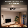 Philips Hue Buckram Opbouwspot | Zwart | 4 spots | White Ambiance | incl. dimmer switch  LPH02800 - 5