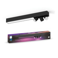 Philips Hue Centris opbouwspot | Zwart | White en Color Ambiance | 3 spots | V2  LPH03927