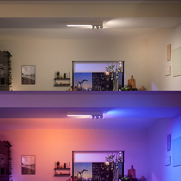 Philips Hue Centris opbouwspot wit | White en Color Ambiance | 3-lichts  LPH01480 - 7