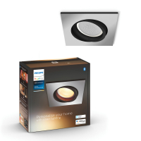 Philips Hue Centura Inbouwspot | Vierkant | Aluminium | White Ambiance | 1 stuk  LPH02831