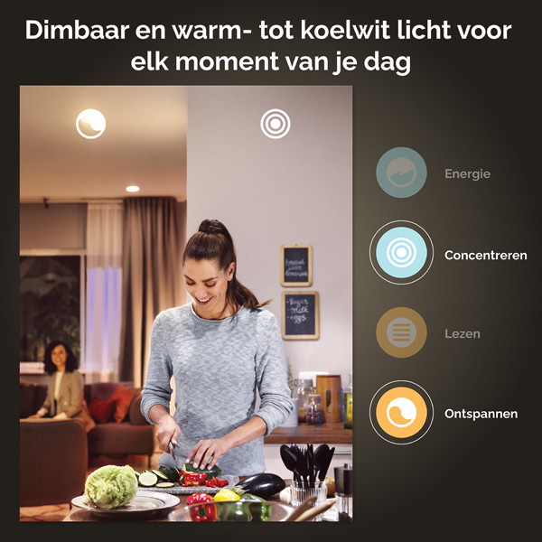 Philips Hue Centura Inbouwspot | Vierkant | Aluminium | White en Color Ambiance | 1 stuk  LPH02825 - 5