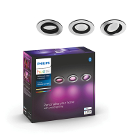 Philips Hue Centura inbouwspot | Rond | Aluminium | White en Color Ambiance | 4.2W | 3 stuks  LPH03906