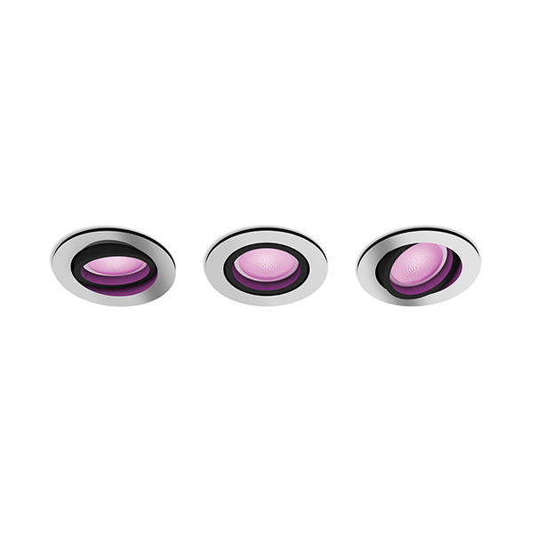 Philips Hue Centura inbouwspot | Rond | Aluminium | White en Color Ambiance | 4.2W | 3 stuks  LPH03906 - 2