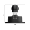 Philips Hue Centura inbouwspot | Rond | Aluminium | White en Color Ambiance | 4.2W | 3 stuks  LPH03906 - 3