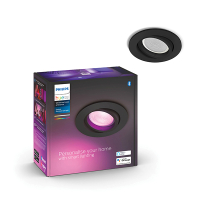 Philips Hue Centura inbouwspot | Rond | Zwart | White en Color Ambiance | 4.2W | 1 stuk  LPH03907