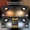 Philips Hue Centura inbouwspot | Rond | Zwart | White en Color Ambiance | 4.2W | 1 stuk  LPH03907 - 6
