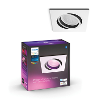 Philips Hue Centura inbouwspot | Vierkant | Wit | White en Color Ambiance | 4.2W | 1 stuk  LPH03912