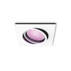 Philips Hue Centura inbouwspot | Vierkant | Wit | White en Color Ambiance | 4.2W | 1 stuk  LPH03912 - 2