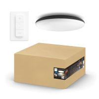 Philips Hue Cher Plafondlamp | Zwart | White Ambiance | incl. dimmer switch  LPH02754