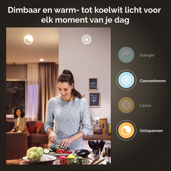 Philips Hue Devote Hanglamp | Wit | White Ambiance | incl. dimmer switch  LPH02755 - 6