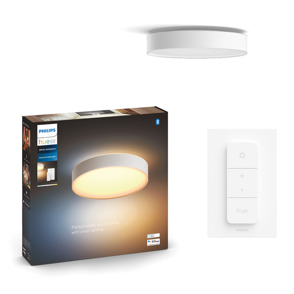 Philips Hue Enrave Plafondlamp | Wit | 38 cm | White Ambiance | incl. dimmer switch  LPH02777 - 1