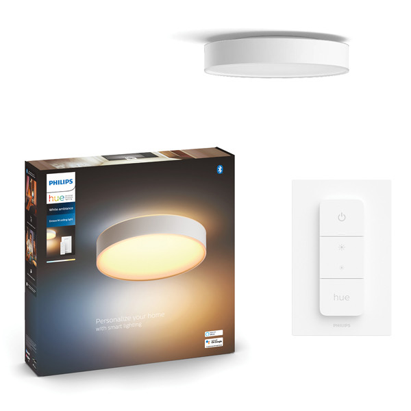 Philips Hue Enrave Plafondlamp | Wit | 55 cm | White Ambiance | incl. dimmer switch  LPH02781 - 1