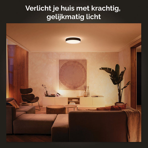 Philips Hue Enrave Plafondlamp | Zwart | 42 cm | White Ambiance | incl. dimmer switch  LPH02780 - 5