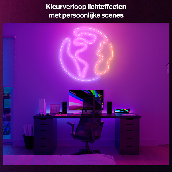 Philips Hue Essential Flex Neon Lightstrip 10 meter | White & Color Ambiance LPH04587 - 4