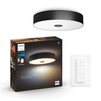 Philips Hue Fair Plafondlamp | Zwart | White Ambiance | incl. dimmer switch  LPH02764