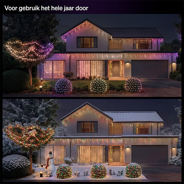 Philips Hue Festavia ijspegelverlichting | 8.5 meter | White & Color Ambiance | 250 lampjes | Zigbee | IP54 LPH05152 - 6