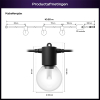 Philips Hue Festavia lichtsnoer koppelbaar 10.35 meter uitbreidingsset | White & Color Ambiance | 10 lampjes | IP65 | Zwart LPH04288 - 9