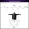 Philips Hue Festavia lichtsnoer koppelbaar 17.35 meter startset | White & Color Ambiance | 20 lampjes | IP65 | Zwart LPH04287 - 9