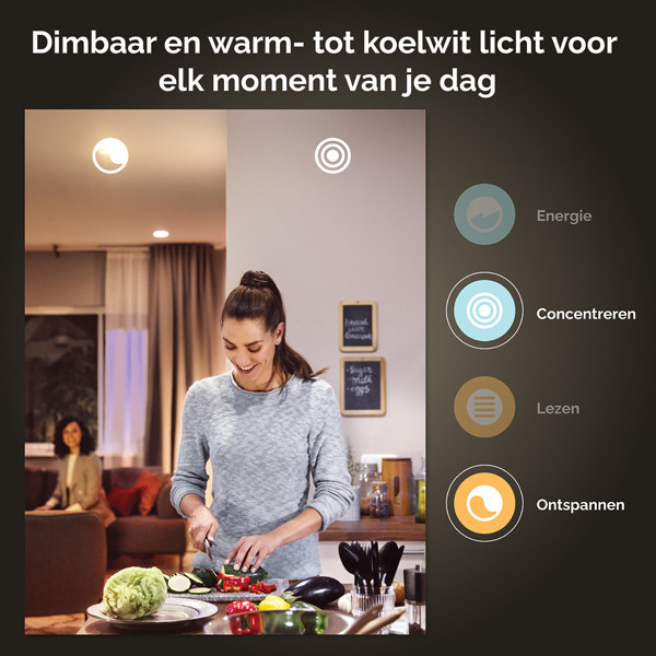 Philips Hue Filament | E27 | Edison ST64 | White Ambiance | 550 lumen | 7W  LPH02735 - 6