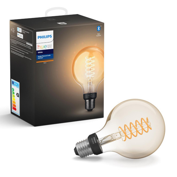 Philips Hue Filament | E27 | Globe G95 | White | 550 lumen | 7W  LPH01421 - 1