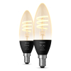 Philips Hue Filament E14 | Kaars | White Ambiance | 350 lumen | 4.4W | 2 stuks  LPH03047 - 3