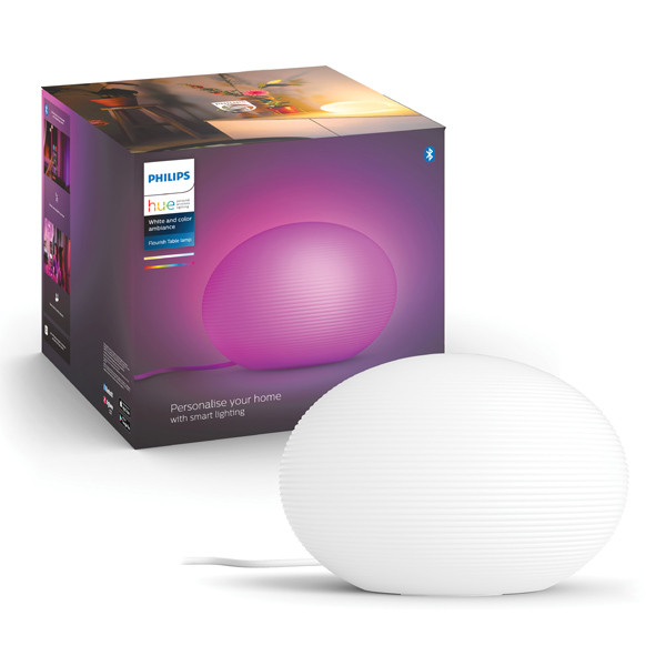 Philips Hue Flourish Tafellamp | Wit | White en Color Ambiance  LPH02767 - 1