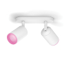 Philips Hue Fugato opbouwspot | Wit | White en Color Ambiance | 2 spots  LPH03920 - 2