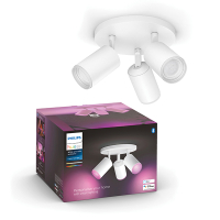Philips Hue Fugato opbouwspot | Wit | White en Color Ambiance | 3 spots  LPH03921