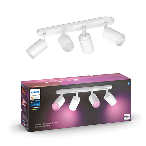 Philips Hue Fugato opbouwspot | Wit | White en Color Ambiance | 4 spots  LPH03922 - 1