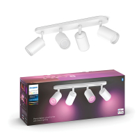 Philips Hue Fugato opbouwspot | Wit | White en Color Ambiance | 4 spots  LPH03922