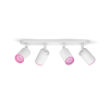Philips Hue Fugato opbouwspot | Wit | White en Color Ambiance | 4 spots  LPH03922 - 2