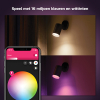Philips Hue Fugato opbouwspot | Zwart | White en Color Ambiance | 1 spot  LPH03923 - 5