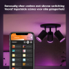 Philips Hue Fugato opbouwspot | Zwart | White en Color Ambiance | 3 spots  LPH03918 - 4