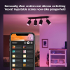 Philips Hue Fugato opbouwspot | Zwart | White en Color Ambiance | 4 spots  LPH03919 - 4