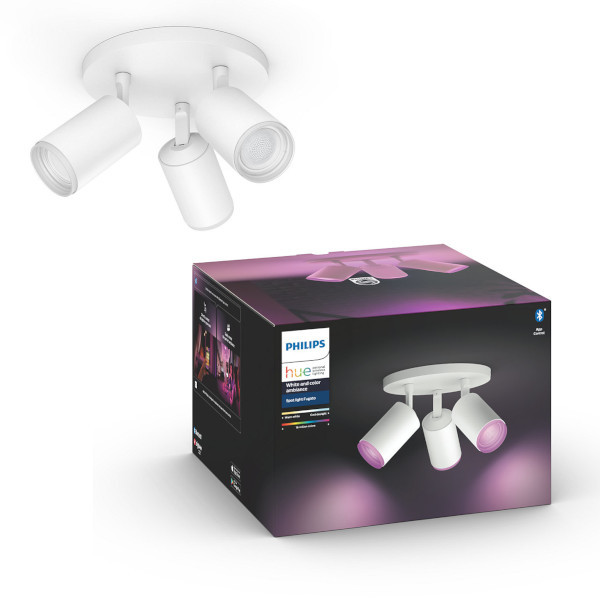 Philips Hue Fugato opbouwspot wit | White en Color Ambiance | 3 spots  LPH01563 - 1