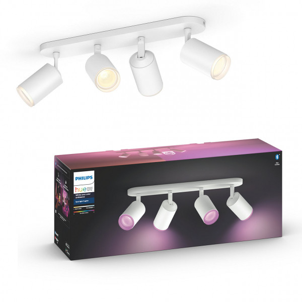 Philips Hue Fugato opbouwspot wit | White en Color Ambiance | 4 spots  LPH01565 - 1