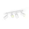Philips Hue Fugato opbouwspot wit | White en Color Ambiance | 4 spots  LPH01565 - 2