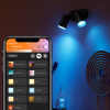 Philips Hue Fugato opbouwspot zwart | White en Color Ambiance | 2 spots  LPH01562 - 4