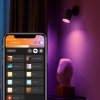 Philips Hue Fugato opbouwspot zwart | White en Color Ambiance  LPH01560 - 5
