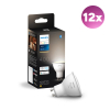 Philips Hue GU10 Smart led | White | Zigbee | 4.2W (40W) | 12 stuks LPH04645 - 1