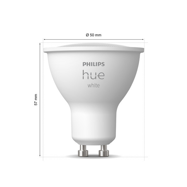 Philips Hue GU10 Smart led | White | Zigbee | 4.2W (40W) LPH03693 - 3
