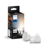 Philips Hue GU10 Smart led | White Ambiance | Zigbee | 4.2W (40W) | 2 stuks
