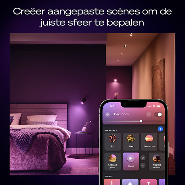 Philips Hue GU10 Smart spot starterkit | White & Color Ambiance | Zigbee | 4.2W LPH04296 - 4